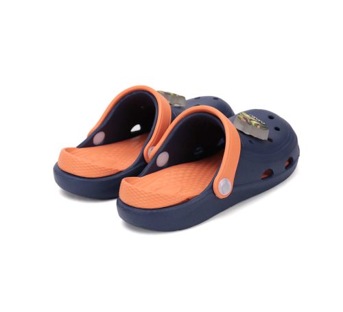 22-es D.D.Step Led-es Kisfiú papucs, harckocsi díszítéssel, sötét kék 