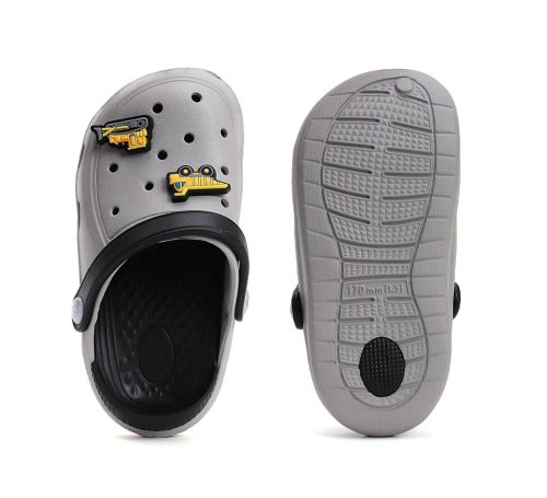 31-es D.D.Step Kisfiú papucs, munkagépes, szürke