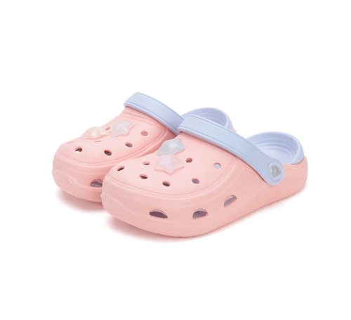28-es D.D.Step Kislány papucs, csillagos, halvány rózsaszín