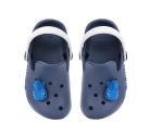 22/23-as D.D.Step Kisfiú papucs, bálna díszítéssel, kék 