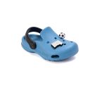 22/23-as D.D.Step Kisfiú papucs, focis mintával, kék 