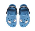 22/23-as D.D.Step Kisfiú papucs, focis mintával, kék 