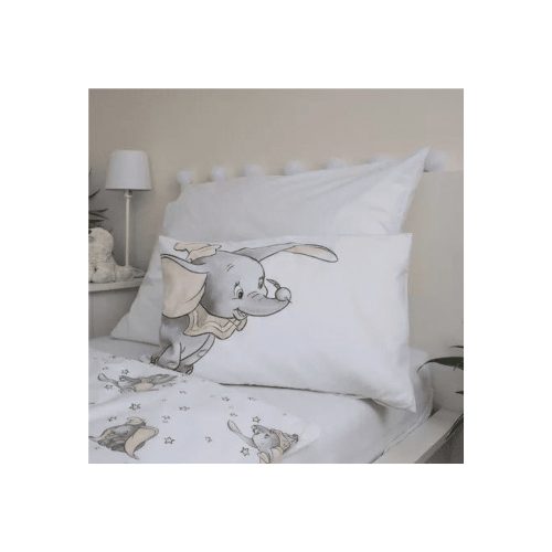 Disney Dumbo Grey gyerek ágyneműhuzat 100×135cm, 40×60 cm