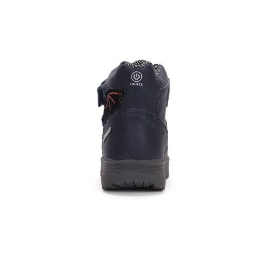 31-es D.D.Step Kisfiú vízálló LED-es átmeneti cipő, denevér, sötét kék
