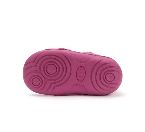 19-es D.D.Step Kislány "első lépés" zárt cipő, esernyős, sötét rózsaszín