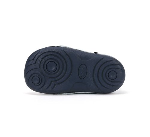 22-es D.D.Step Kisfiú Első lépés zárt cipő, macis, világoskék 