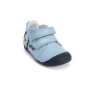 22-es D.D.Step Kisfiú Első lépés zárt cipő, macis, világoskék 