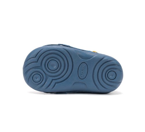 19-es D.D.Step Kisfiú Első lépés zárt cipő, macis, kék 