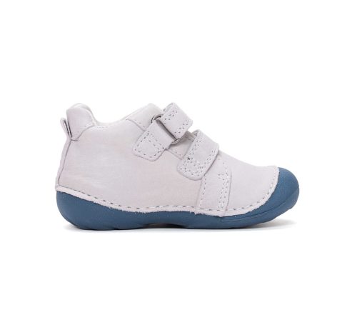 22-es D.D.Step Kisfiú Első lépés zárt cipő, macis, szürke/kék 