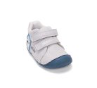 22-es D.D.Step Kisfiú Első lépés zárt cipő, macis, szürke/kék 