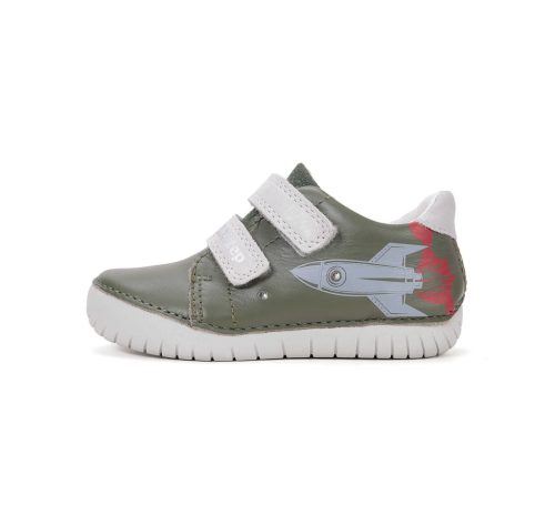 30-as D.D.Step Kisfiú Világító zárt cipő, rakétás, khaki 