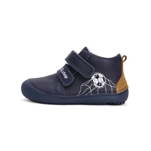 31-es D.D.Step Kisfiú Barefoot Zárt cipő, focilabdás, kék