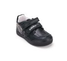 25-ös D.D.Step Kislány Led-es zárt cipő, csillagos mintával, fekete