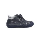 24-es D.D.Step Kislány Barefoot Zárt cipő, szivecskés, sötét kék
