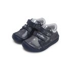 24-es D.D.Step Kislány Barefoot Zárt cipő, szivecskés, sötét kék