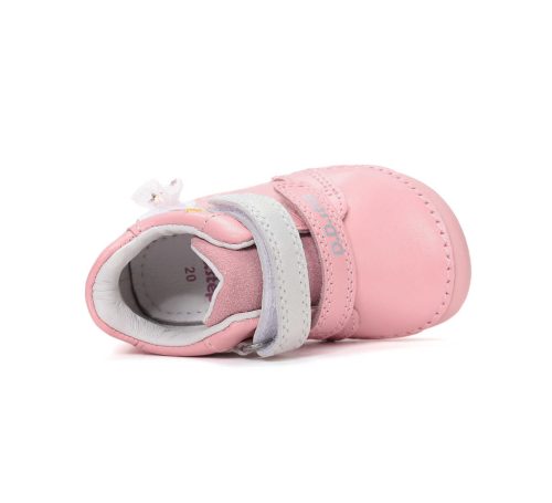 21-es D.D.Step Kislány Barefoot zárt cipő, hattyús, rózsaszín
