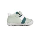 22-es D.D.Step Kisfiú Barefoot zárt cipő, csiga mintával, menta