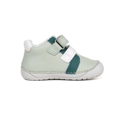 22-es D.D.Step Kisfiú Barefoot zárt cipő, csiga mintával, menta