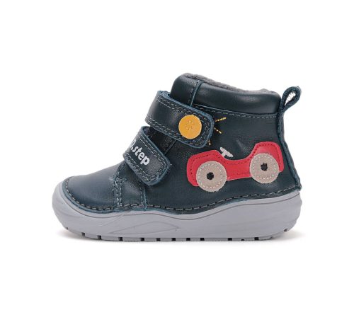 31-es D.D.Step Kisfiú Zárt cipő, autós mintával, kék