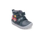 31-es D.D.Step Kisfiú Zárt cipő, autós mintával, kék