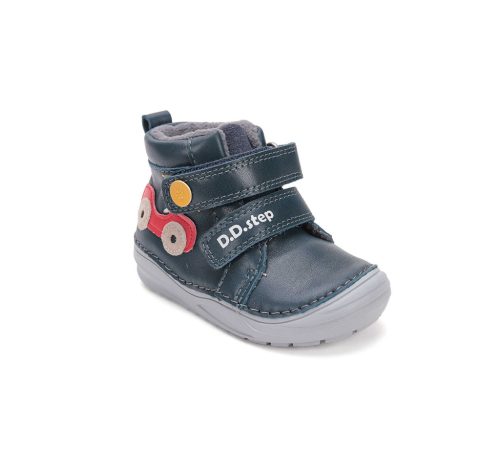 31-es D.D.Step Kisfiú Zárt cipő, autós mintával, kék