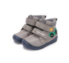 20-as D.D.Step Kisfiú Zárt cipő, autós mintával, szürke
