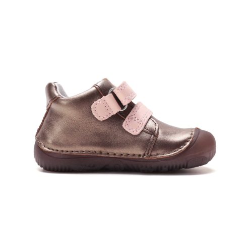 23-as D.D.step Kislány Barefoot Zárt cipő, sellő mintával, bronz 
