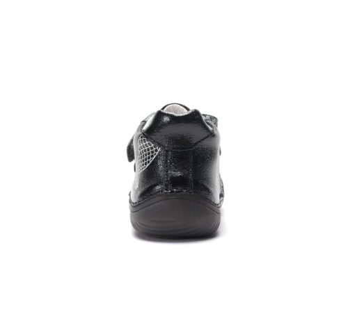 28-as D.D.step Kislány Barefoot Zárt cipő, sellő mintával, fekete 