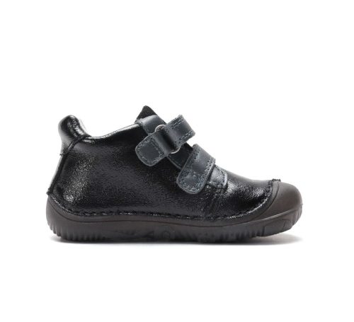 28-as D.D.step Kislány Barefoot Zárt cipő, sellő mintával, fekete 