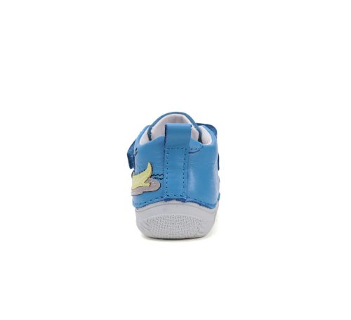 22-es D.D.Step Kisfiú zárt cipő, krokodilos, kék 