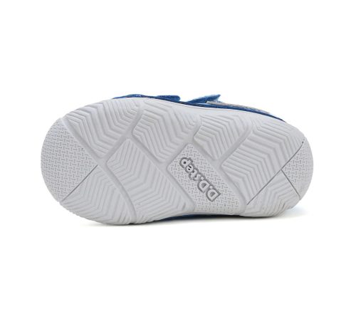 22-es D.D.Step Kisfiú zárt cipő, krokodilos, kék 