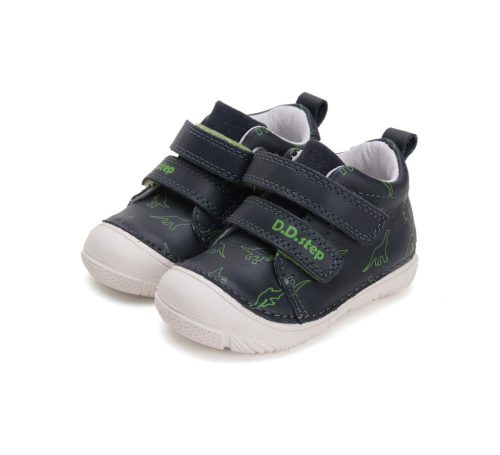 21-es D.D.Step Kisfiú zárt cipő, dinós, kék