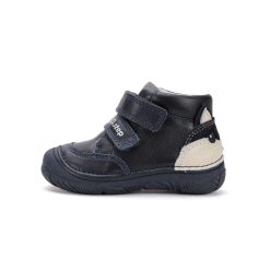   20-as D.D.Step Kisfiú Zárt cipő, farkasos mintával, sötétkék 
