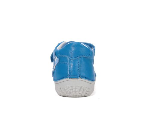 20-as D.D.Step Kisfiú zárt cipő, róka mintával,óceán kék 