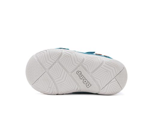 21-es D.D.Step Kisfiú zárt cipő, róka mintával, kék 