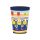 Minyonok Striped műanyag pohár 260 ml