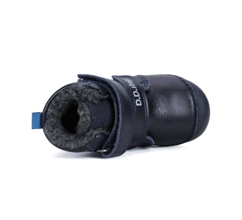 21-es D.D.Step Kisfiú Első lépés Bélelt bokacipő, repülős, sötétkék