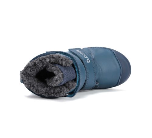 30-as D.D.Step Kisfiú Bélelt bokacipő, gamer mintás, fluoreszkáló talppal, kék