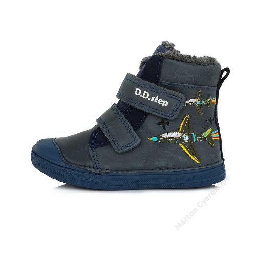 D.D.Step Kisfiú bokacipő, kék