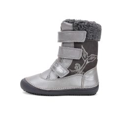 27-es D.D.Step Kislány Barefoot Bélelt csizma, szürke