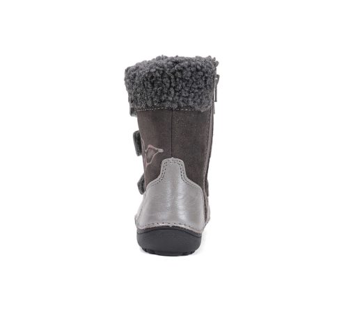 26-os D.D.Step Kislány Barefoot Bélelt csizma, szürke