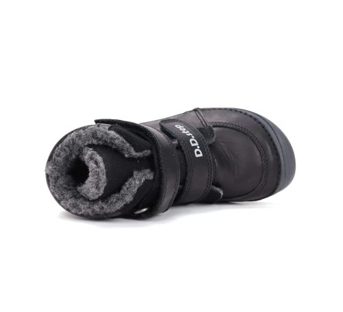 29-es D.D.Step Kisfiú Barefoot Bélelt bokacipő, fekete-zöld