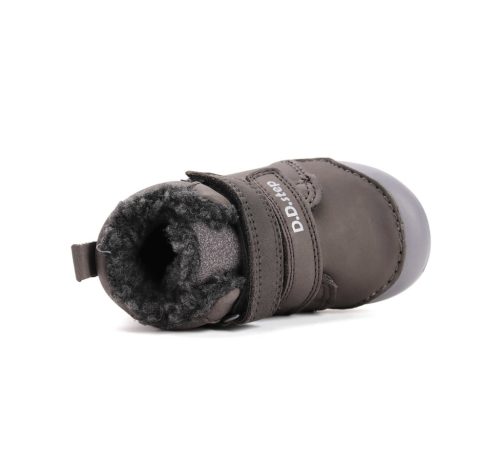 21-es D.D.Step Kisfiú Első lépés Bélelt bokacipő, dinós, khaki