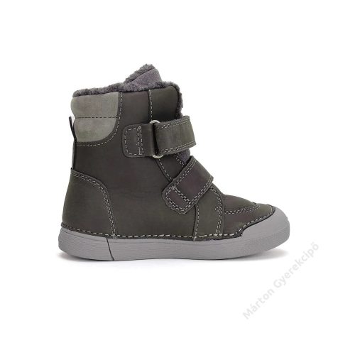 34-es D.D.Step Kisfiú bélelt bokacipő, sötét szürke