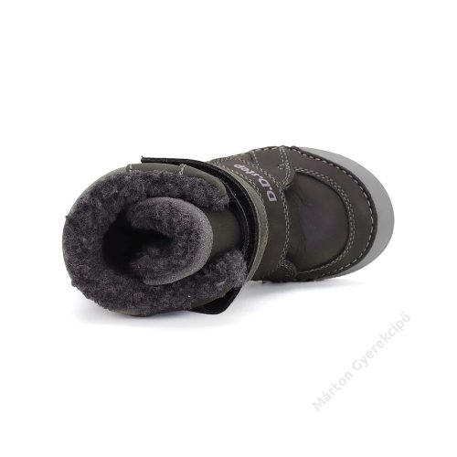 34-es D.D.Step Kisfiú bélelt bokacipő, sötét szürke