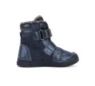 30-as D.D.Step Kisfiú Világító Bélelt bokacipő, űrmintás, sötétkék 