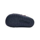 25-ös D.D.Step Kislány Barefoot bélelt bokacipő, pillangós, sötét kék
