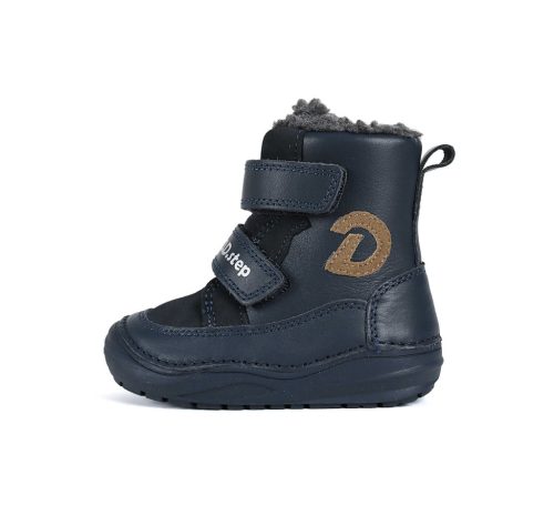 29-es D.D.Step Kisfiú Bélelt bokacipő, sötétkék 