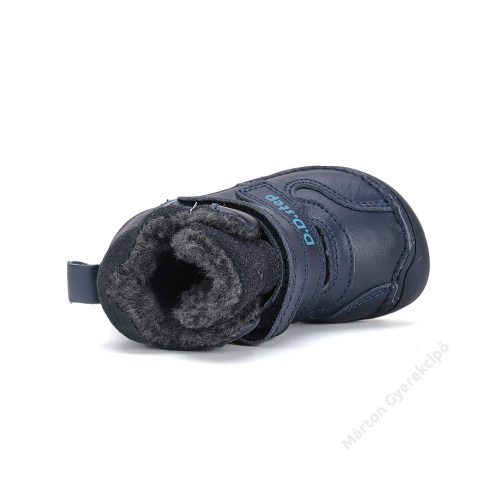 30-as D.D.Step Kisfiú Barefoot bélelt bokacipő, sötét kék
