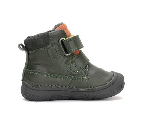 20-as D.D.Step Kisfiú bélelt bokacipő, rókás, emerald zöld